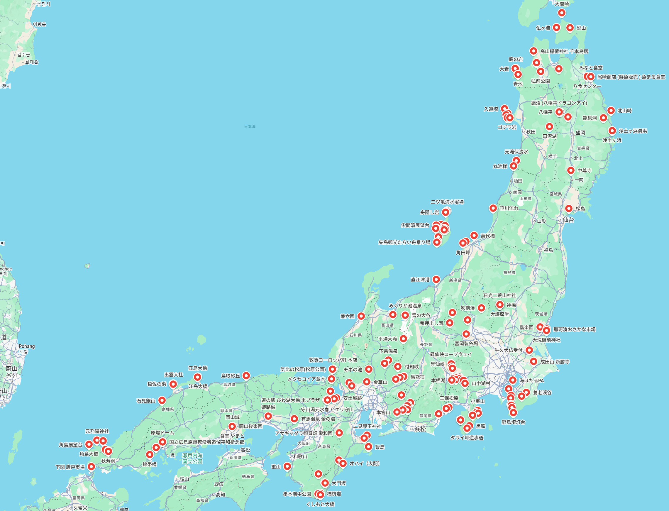 📸 本州一周・30泊31日 車中泊旅フォトギャラリー