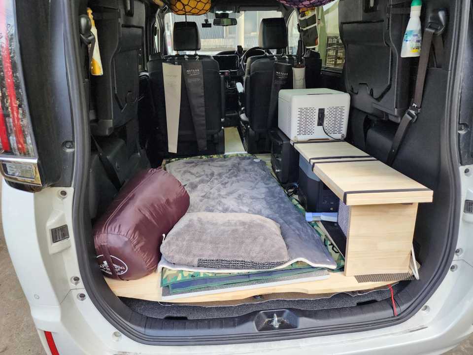 ワンボックスカー時代の車内