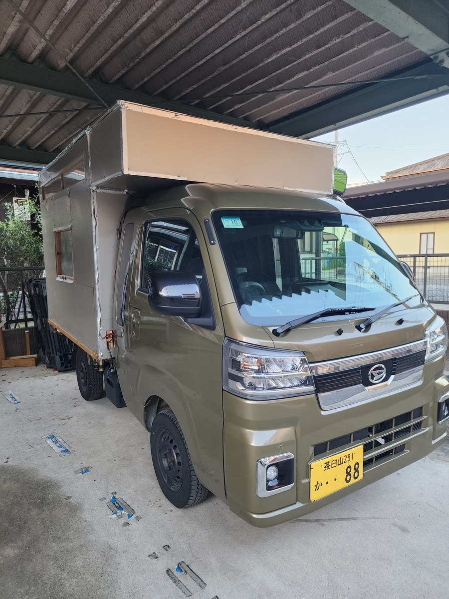 軽トラキャンピングカー2号機製作記